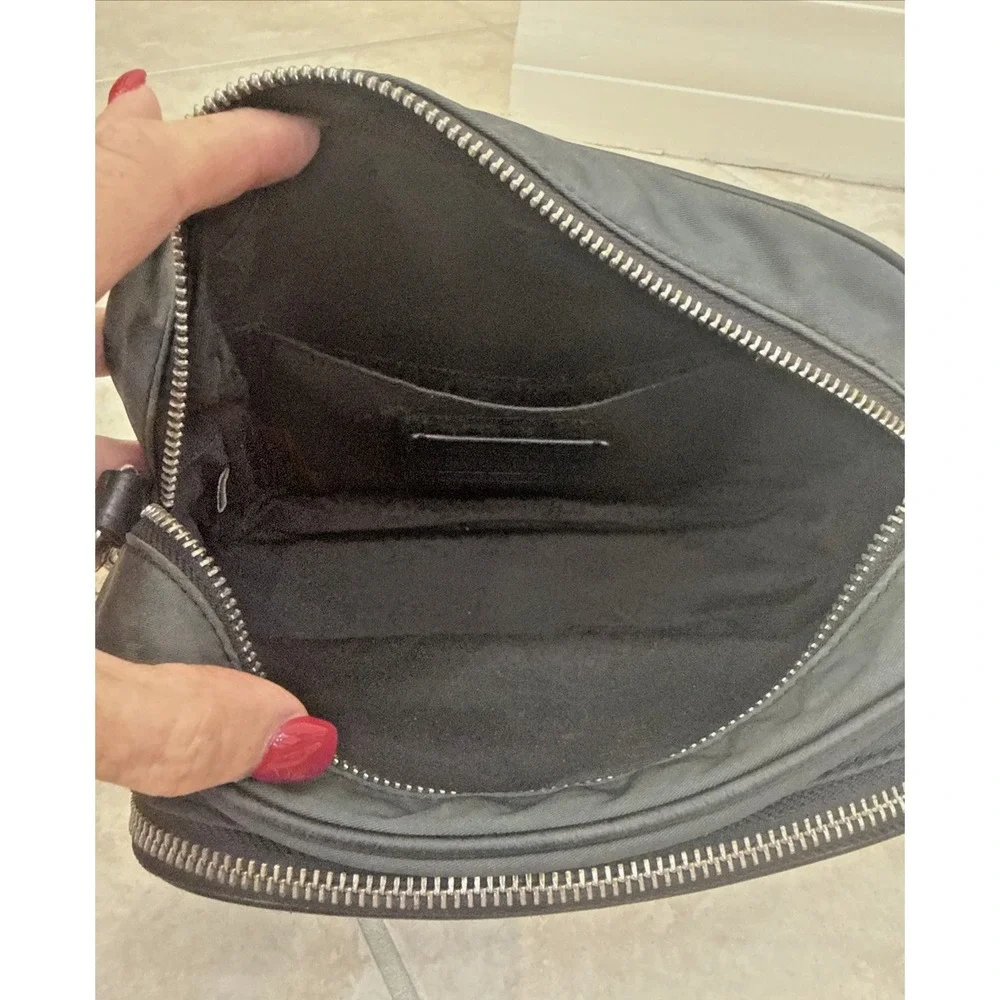 Coach Court Crossbody Camera Bag Nylon & Refined‎ Pebbled Leather C5050 Purse